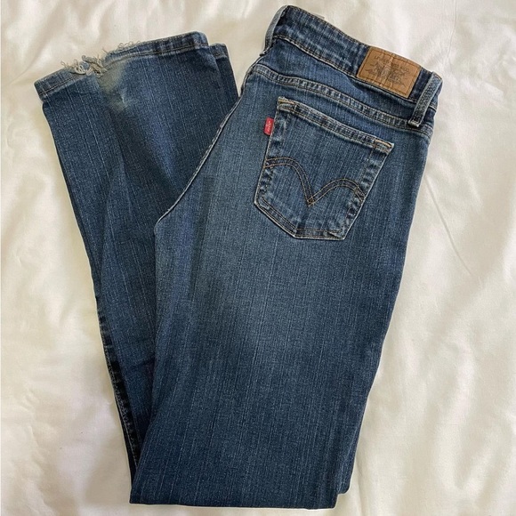 Vintage Levi's 545 Low Boot Cut distressed denim - Picture 3 of 5